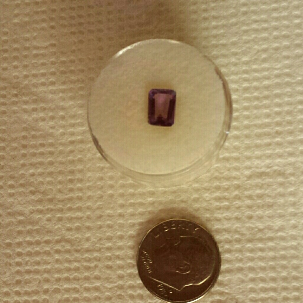 Genuine amethyst gemstone